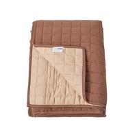 TAGESDECKE gesteppt mit Wende-Design, 150/200 cm - Braun, Textil (150/200cm) - Homescapes