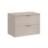 WASCHTISCHUNTERSCHRANK 80.6cm Adriel Kaschmir - Beige, Holzwerkstoff (80.6/59/46cm) - Petits-meubles
