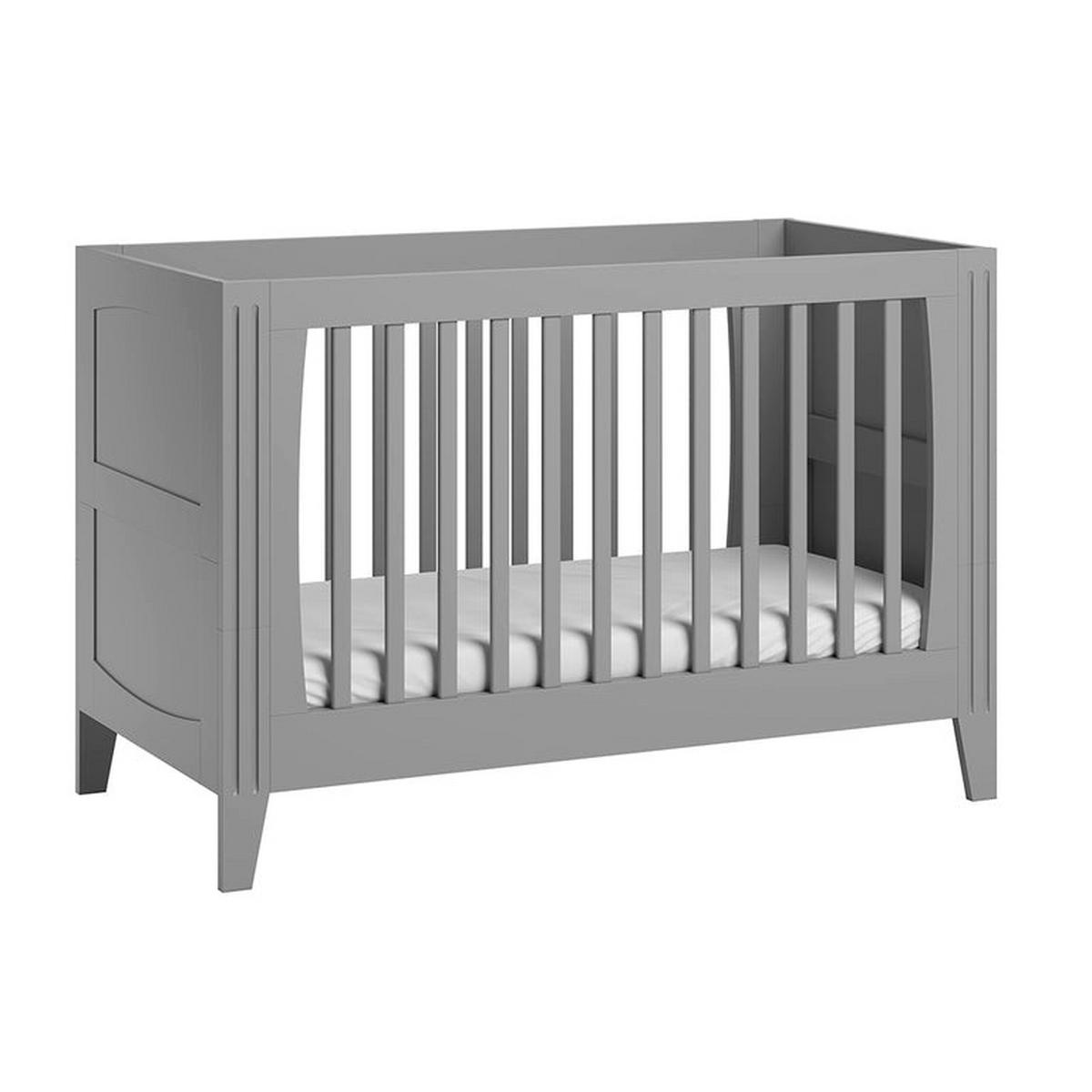 BABYZIMMER 2-teilig Grau - Grau, Holzwerkstoff (144/80/75cm) - Petits-meubles