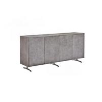 SIDEBOARD GALA Grau Holz - Grau, Holz/Metall (180/85/40cm) - KAWOLA
