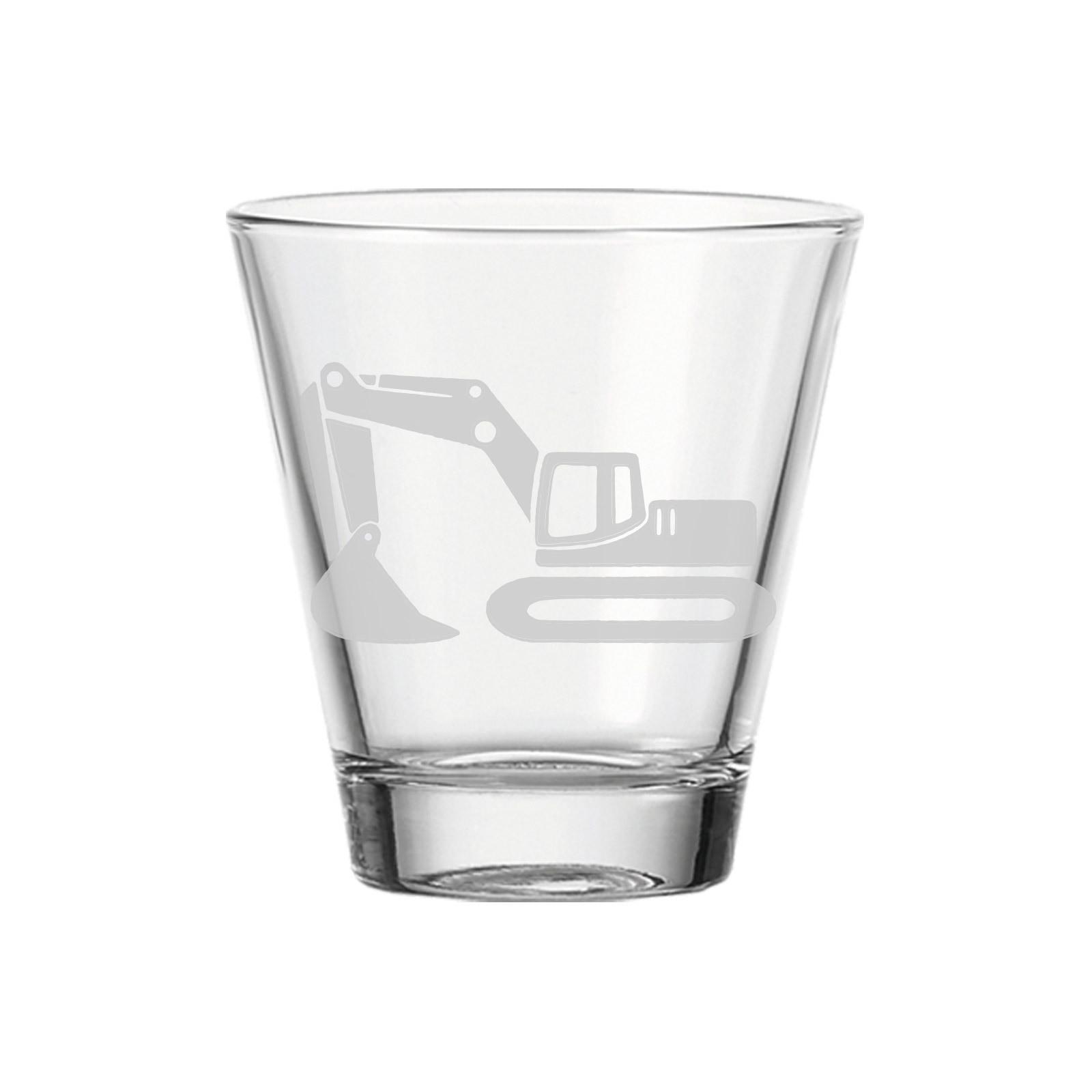 KINDERBECHER Bagger transparent 215 ml - Transparent, Glas (0.215L) - LUXENTU