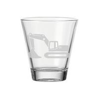 KINDERBECHER Bagger transparent 215 ml - Transparent, Glas (0.215L) - LUXENTU