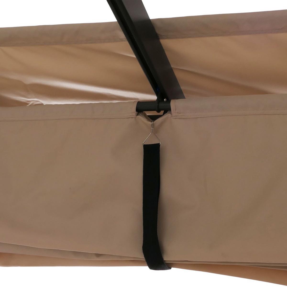 PERGOLA Beige - Beige, Metall (400/240/300cm) - MCW