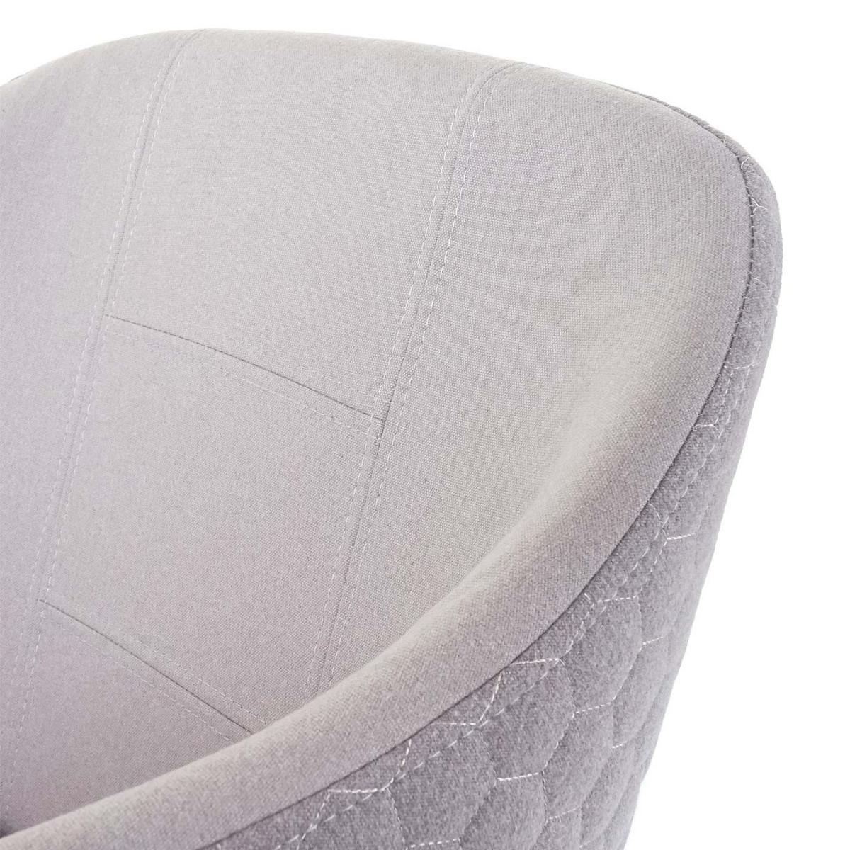 ESSZIMMERSTUHL Hellgrau - Hellgrau, Textil (53/78/60cm) - MCW