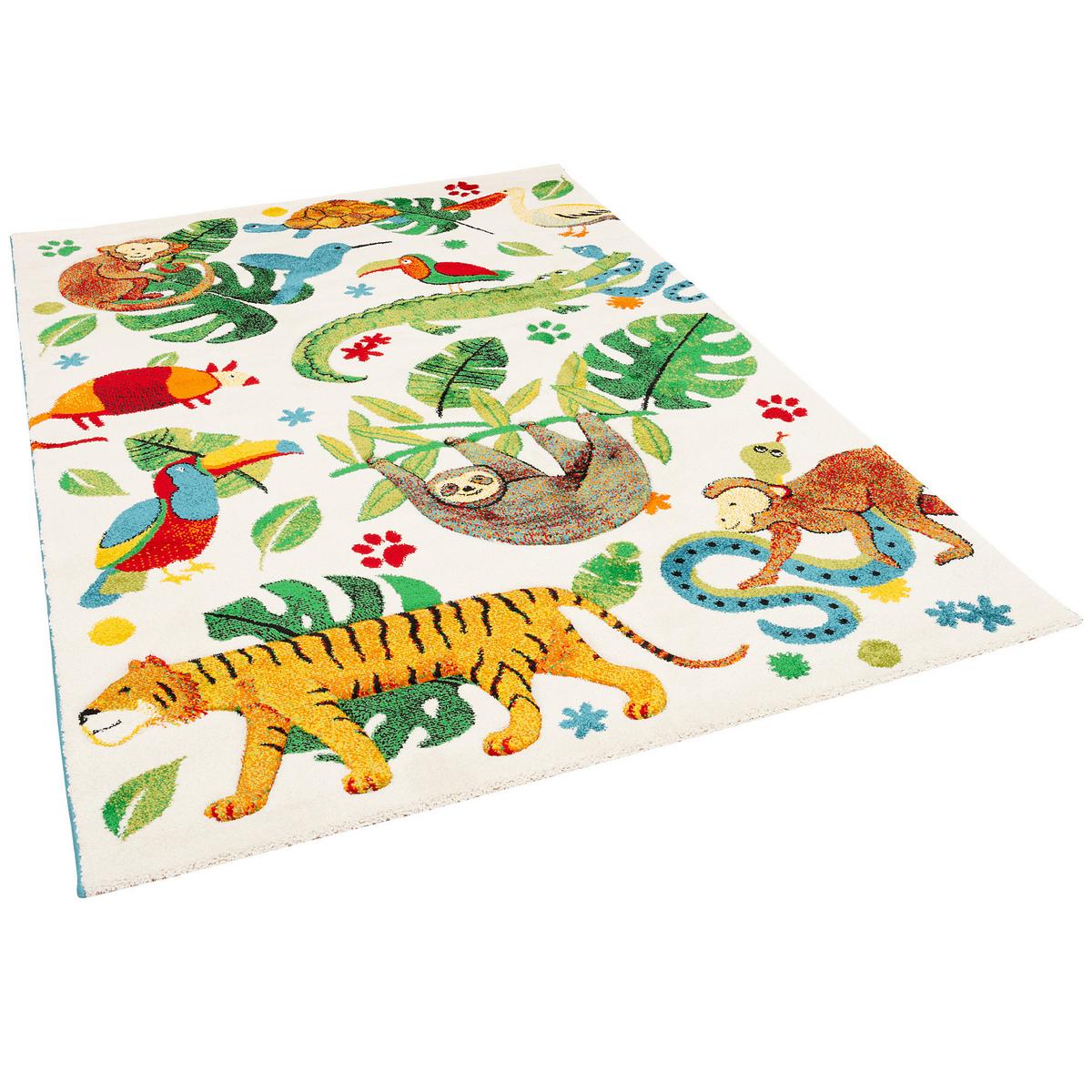 KINDER TEPPICH MAUI KIDS URWALD - Multicolor, Textil (160/230cm) - Pergamon