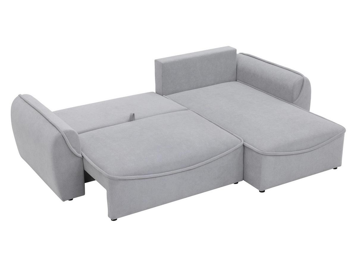 ECKSOFA Loom - Beige/Schwarz, Holz/Kunststoff (261/175cm) - MIRJAN24