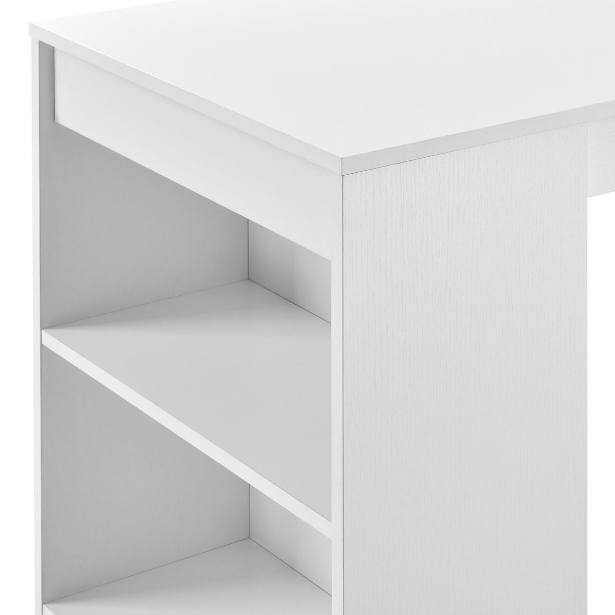 BARTISCH Kouvala - Weiß, Holzwerkstoff (50/110/103cm) - [en.casa]