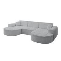 WOHNLANDSCHAFT TARO-U1 - 303x171x79,5 cm Grau - Grau, Holzwerkstoff/Textil (303/79.5/171cm) - ALTDECOR