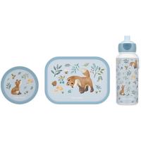 LUNCHSET Campus Forest Friends 3-tlg. - Weiß/Hellblau, Kunststoff (2/2/2cm) - Mepal