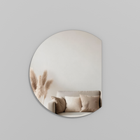 BADEZIMMERSPIEGEL 100/83/1 cm - Transparent, Glas (100/83/1cm) - EMKE