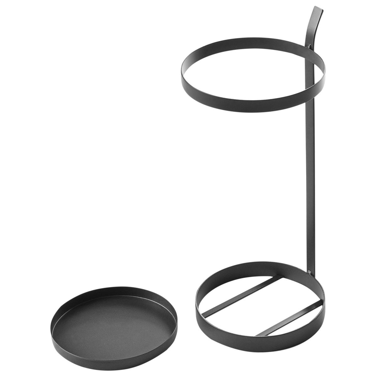 SCHIRMSTÄNDER Metall Schwarz Lobamba - Schwarz, Metall (21/50/21cm) - Beliani