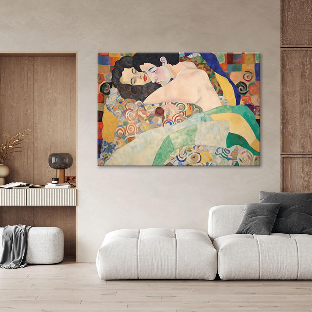 KUNSTDRUCK Grün 60/40 cm - Grün, Textil (60/40cm) - KUNSTLOFT