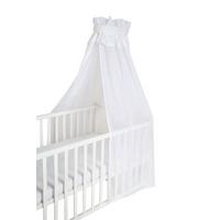 BETTHIMMEL weiß - Weiß, Textil (250/160/0.5cm) - Roba