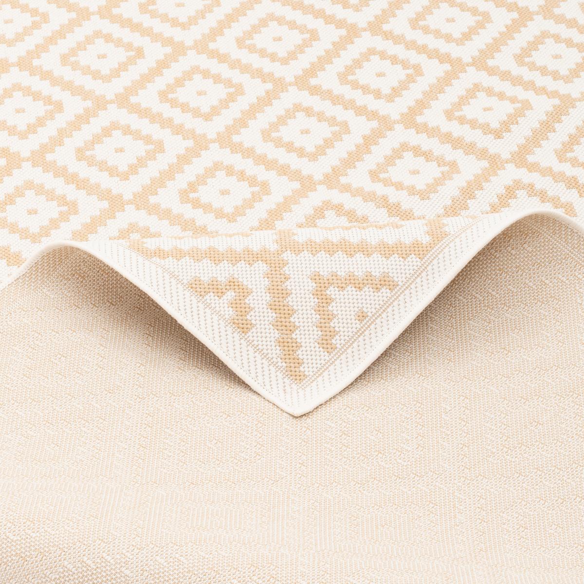 IN & OUTDOOR TEPPICH VALENCIA FLIESENOPTIK - Beige, Textil (80/150cm) - Pergamon