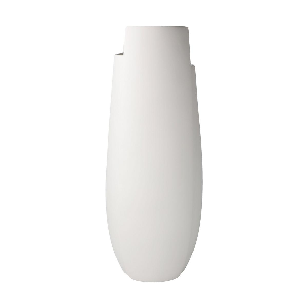VASE Ova weiß 30,5 cm - Weiß, Keramik (30.5cm) - Goebel