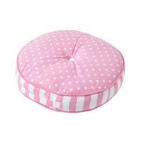 BODENKISSEN rosa, Punkte & Streifen ? 43/7 cm - Rosa, Textil (43/43/7cm) - Homescapes