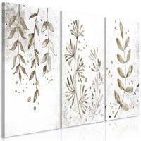 KUNSTDRUCK Braun 120/60 cm - Weiß/Braun, Textil (120/60cm) - KUNSTLOFT