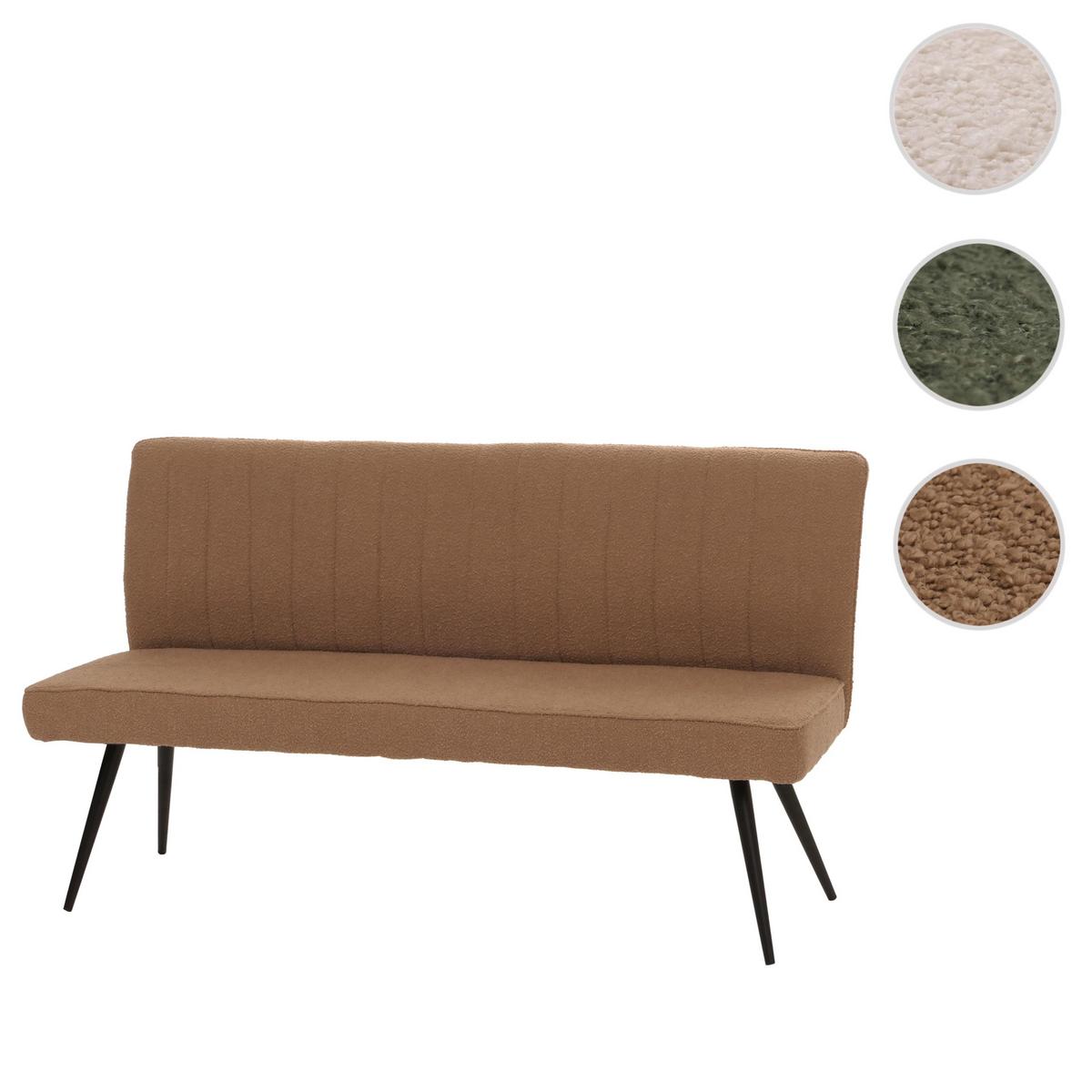 SITZBANK Braun - Dunkelgrau/Braun, Textil (160/90/60cm) - MCW