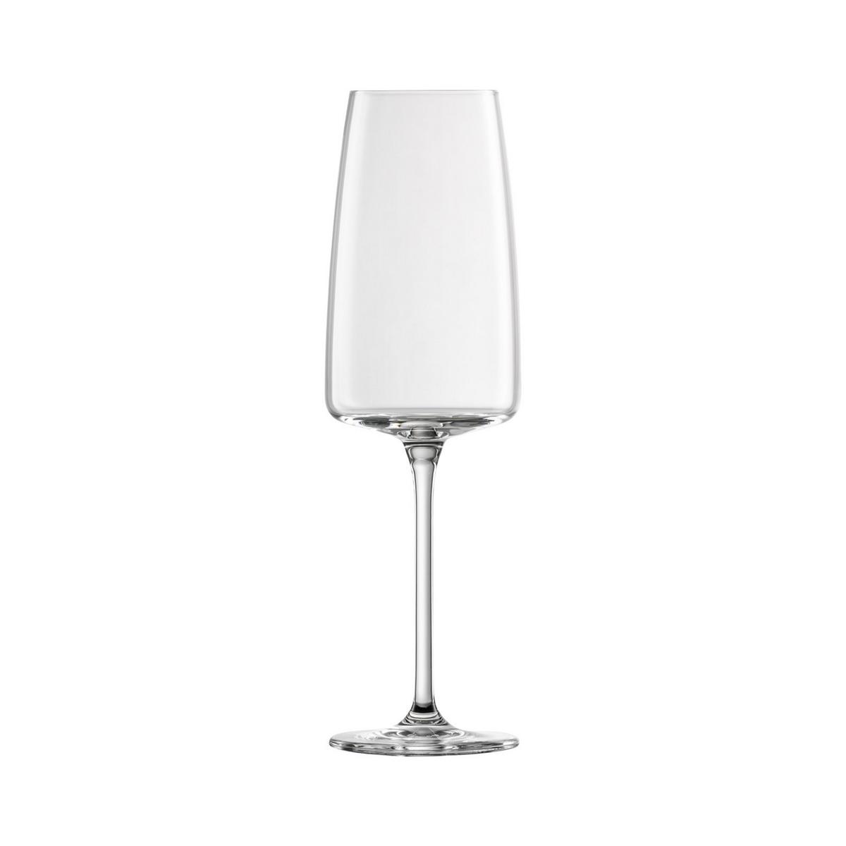 SEKTGLÄSER Vivid Senses transparent 388 ml 2er Set - Transparent, Glas (0.388L) - Zwiesel Glas