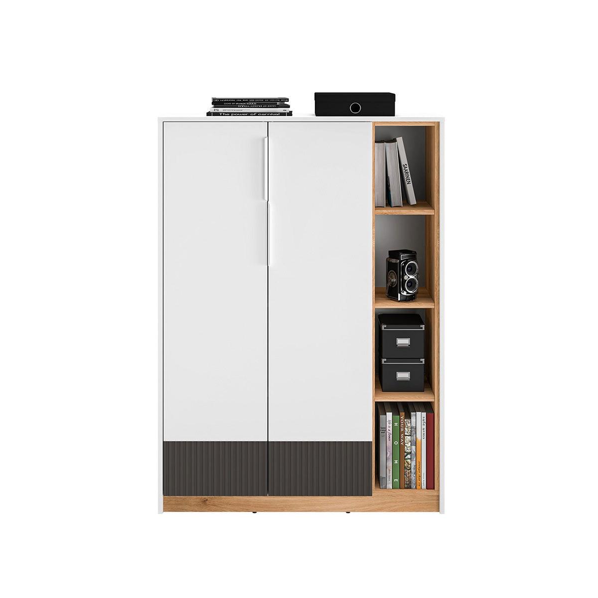 BÜCHERREGAL Ronan Weiß - Weiß, Holzwerkstoff (101/140/40cm) - Petits-meubles