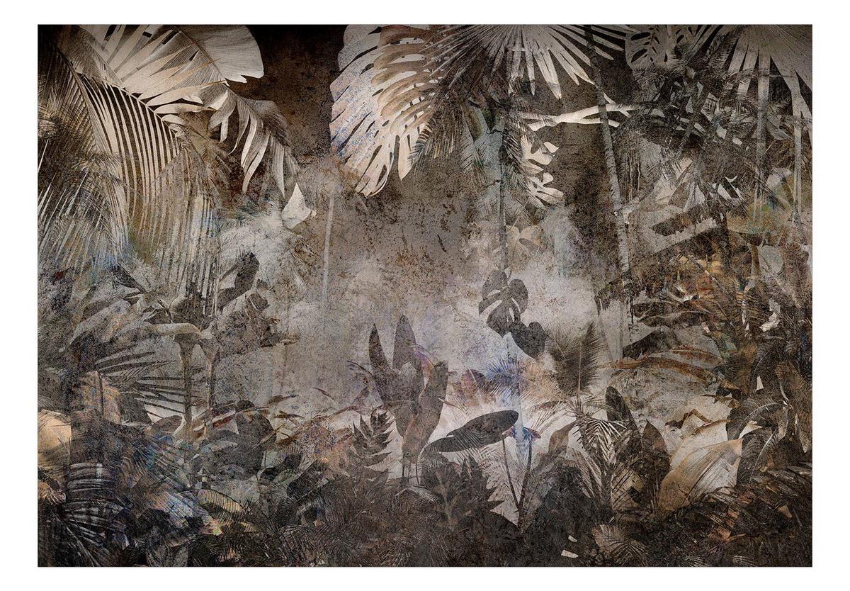 SELBSTKLEBENDE FOTOTAPETE 294/210 cm - Braun/Grau, Kunststoff/Textil (294/1cm) - KUNSTLOFT
