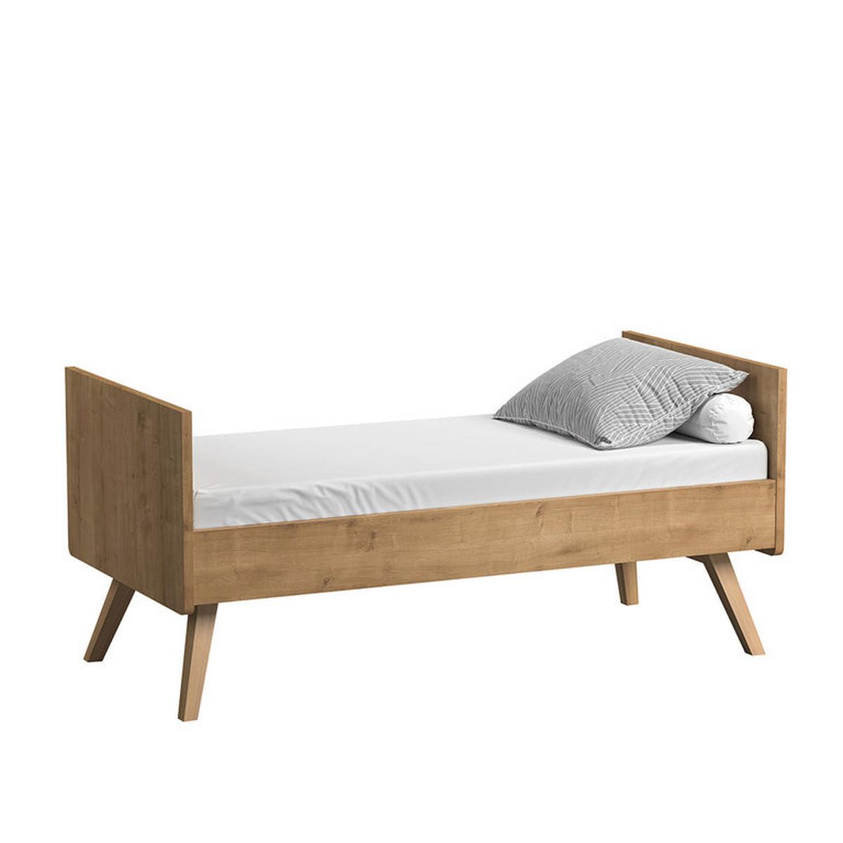 BABYZIMMER 3-teilig Vintage Weißes Holz - Braun, Holzwerkstoff (145/103/75cm) - Petits-meubles