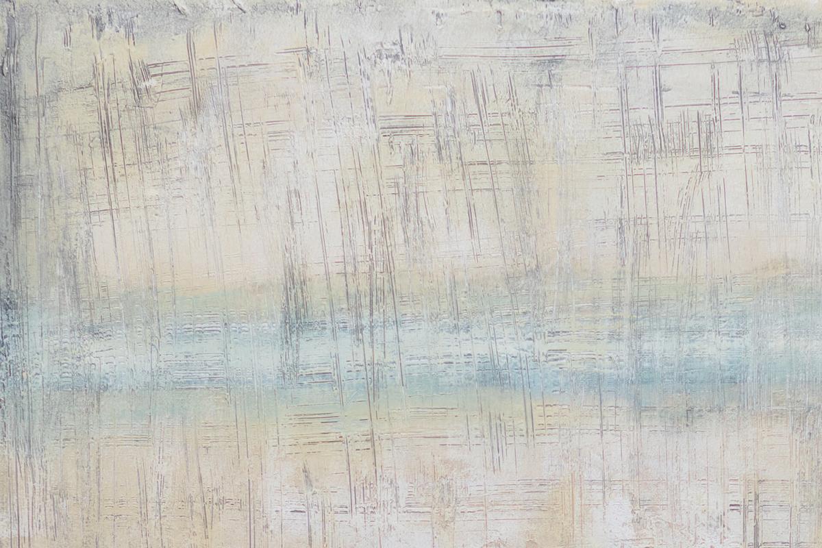 ACRYLBILD HANDGEMALT 80/80 cm - Beige, Holz/Textil (80/80cm) - KUNSTLOFT