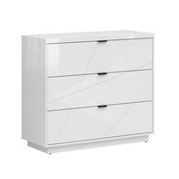 KOMMODE Sven Weiß - Weiß, Holzwerkstoff (106/93/42cm) - Petits-meubles