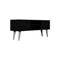 TV-MÖBEL Toronto Schwarz - Schwarz, Holzwerkstoff (120/35/55cm) - Petits-meubles