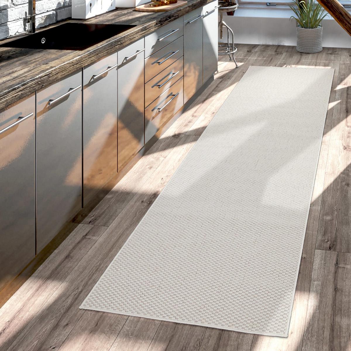 OUTDOORTEPPICH Elfenbein 120 x 160 cm - Weiß, Kunststoff (120/160cm) - TT Home