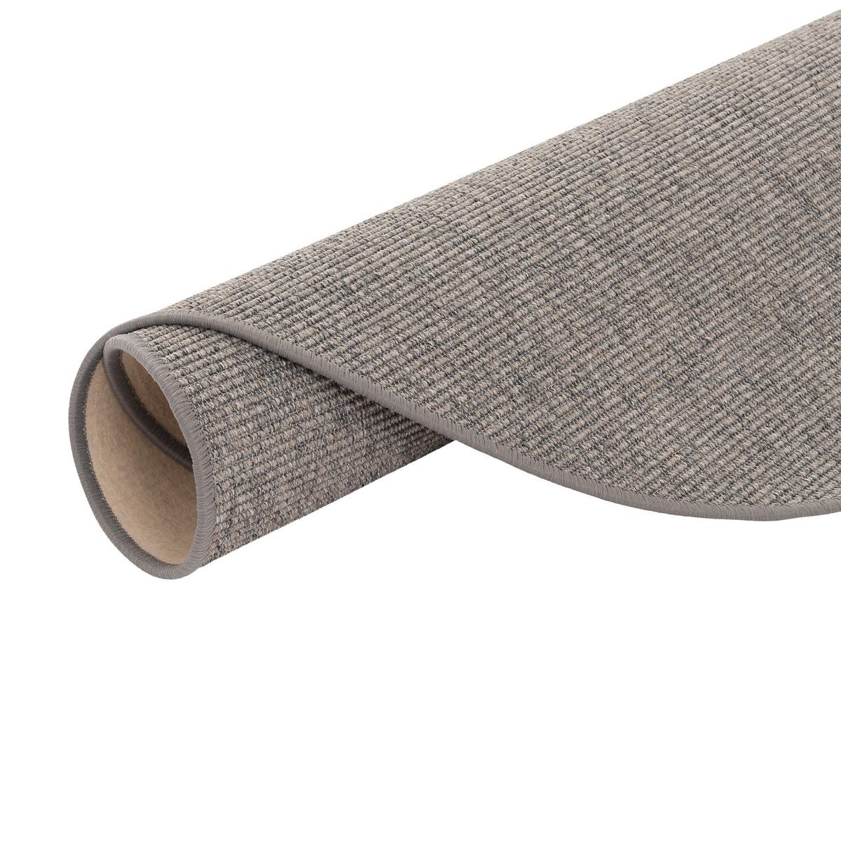 NATUR SISAL-OPTIK TEPPICH TAFF RUND - Grau, Textil (160/160cm) - Snapstyle