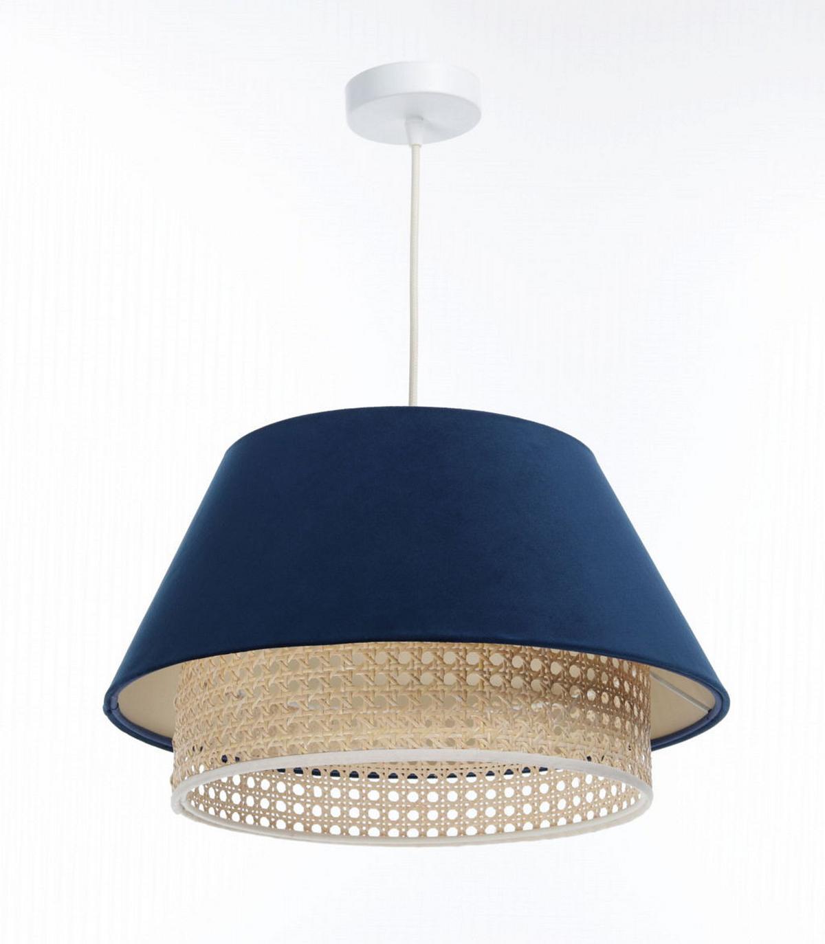 HÄNGELEUCHTE Blau 40/24 cm - Blau, Kunststoff (40/1.3/24cm) - ONZENO