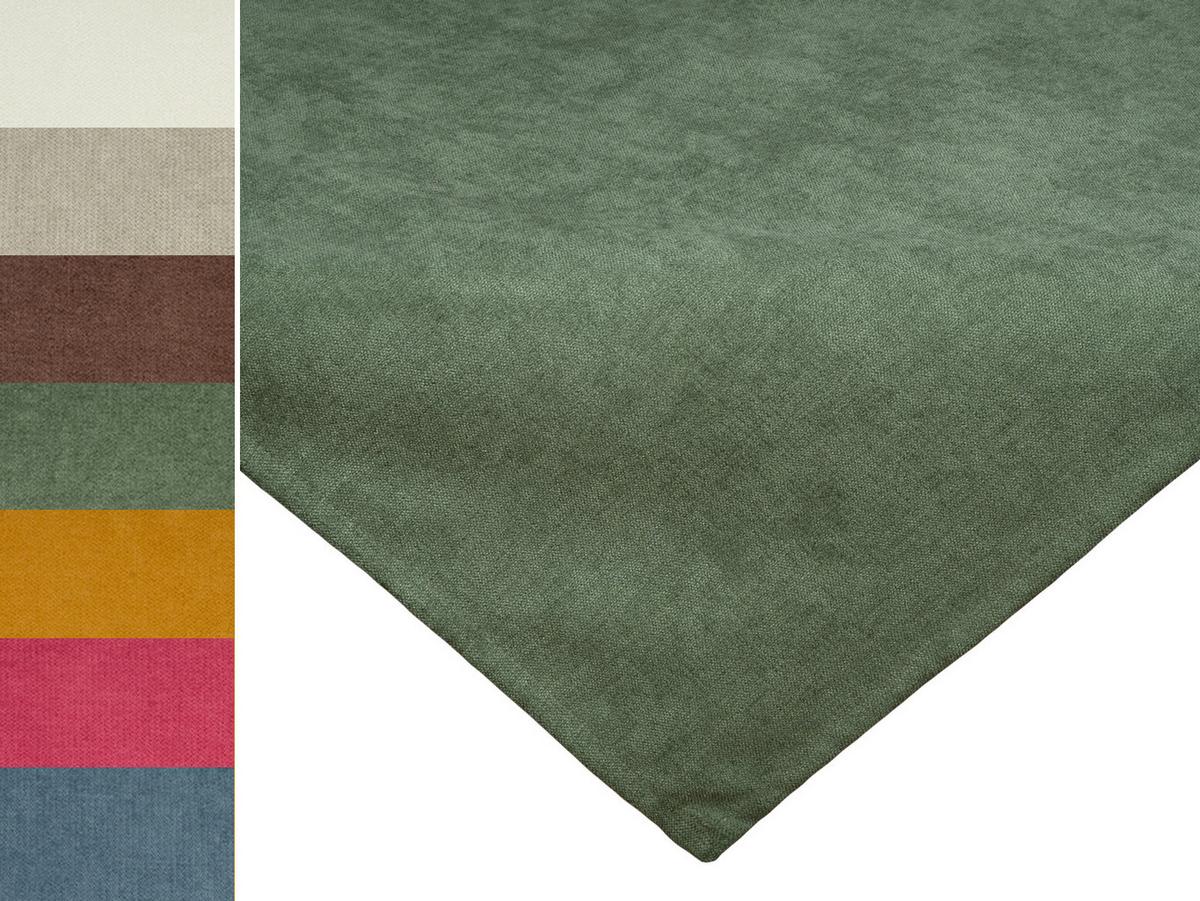 XS-MITTELDECKE FarbTon Chenille-Haptik kaffe-braun 60/60 cm - Braun, Textil (60/60cm) - beties Heimtextil