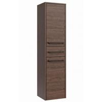 BADEZIMMERSCHRANK Florence mit 2 Türen Walnuss Braun - 30 x 35 x 130 cm - Eichefarben, Holz (30/130/35cm) - Badplaats