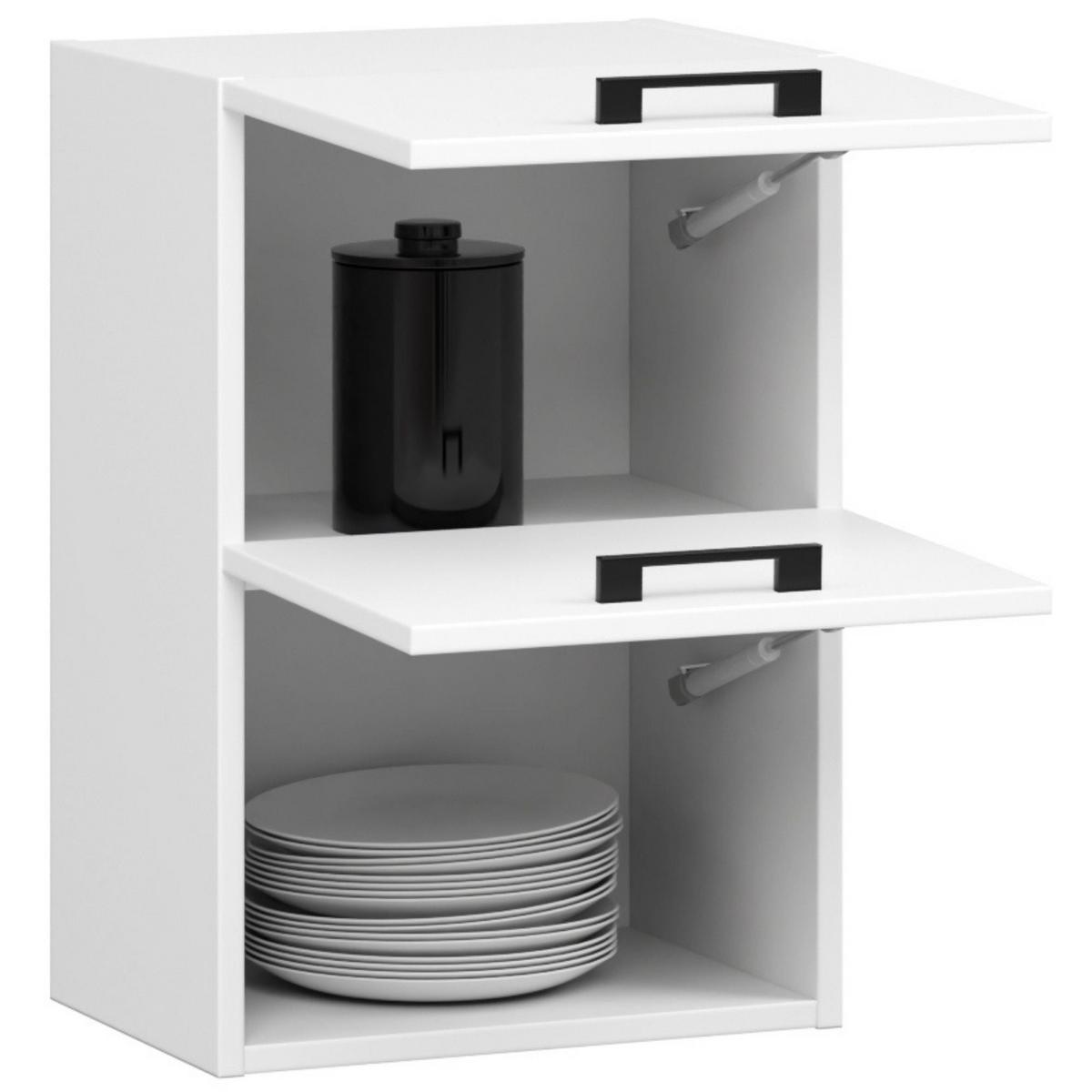 HÄNGESCHRANK Weiß 58/40/30 - Weiß, Holzwerkstoff (40/58/30cm) - RAUMHIRSCH FURNITURE