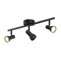 DECKENSTRAHLER Maier 3-flammig 42.5/8/15.5cm - Schwarz, Metall (42.5/8/15.5cm) - Nettlife