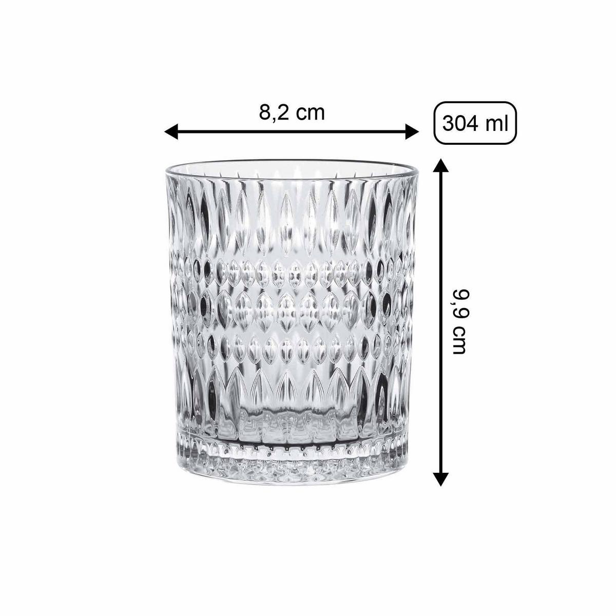 LONGDRINK & BECHER SET Ethno transparent 12-tlg. - Transparent, Glas - Nachtmann