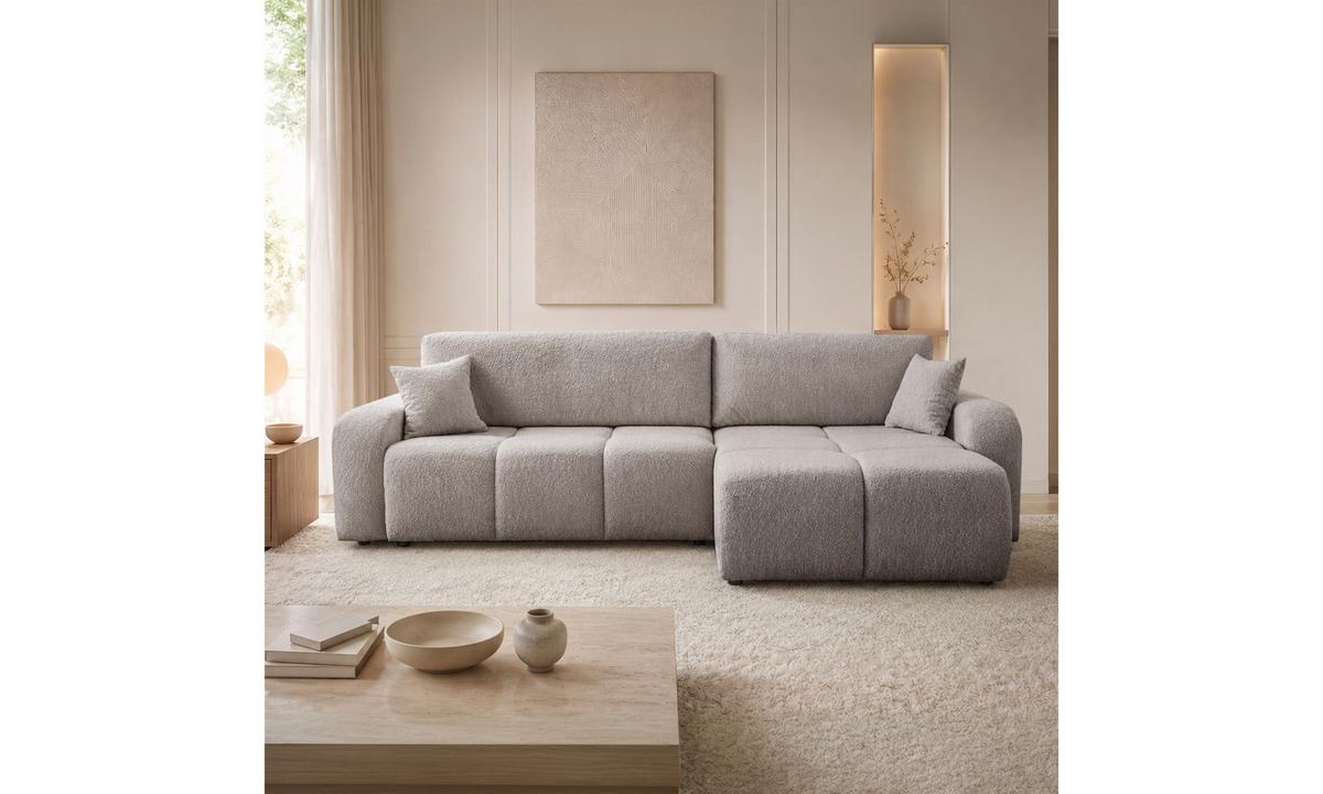 ECKSOFA MALIBU XL 275/150/87 cm Coral 50 - Beige, Textil (275/150cm) - Lookway