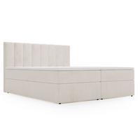 BOXBETT Mocca 200x200 Beige - Beige, Holz/Textil (200/200cm) - Graingold