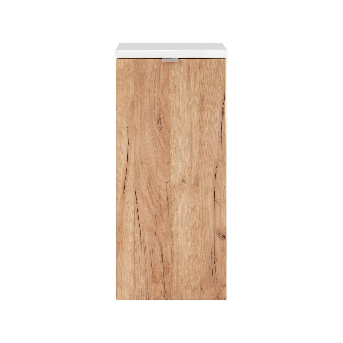 HÄNGESÄULE April Holz und Weiß - Weiß, Holzwerkstoff (35.4/80/35cm) - Petits-meubles