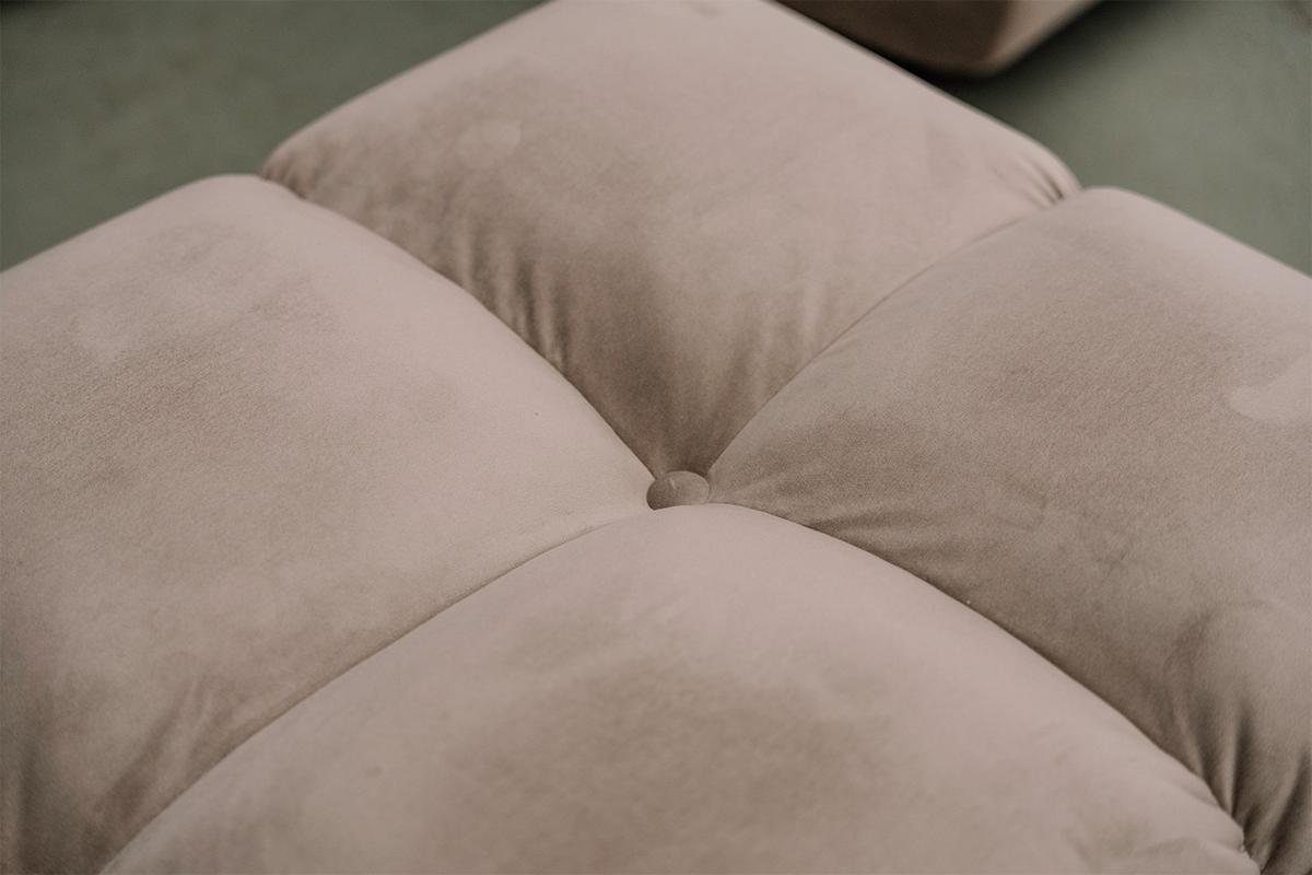 DREHSESSEL VIVIEN Braun Velvet Drehbar (360°) - Schwarz/Braun, Kunststoff/Textil (112/85/108cm) - KAWOLA
