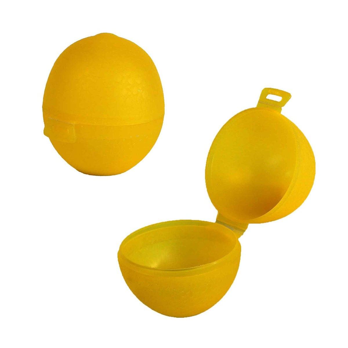 ZITRONENAUFBEWAHRUNGSBOX - 8,5/8,5/11 cm - Gelb, Kunststoff (8.5/11/8.5cm) - Calicosy