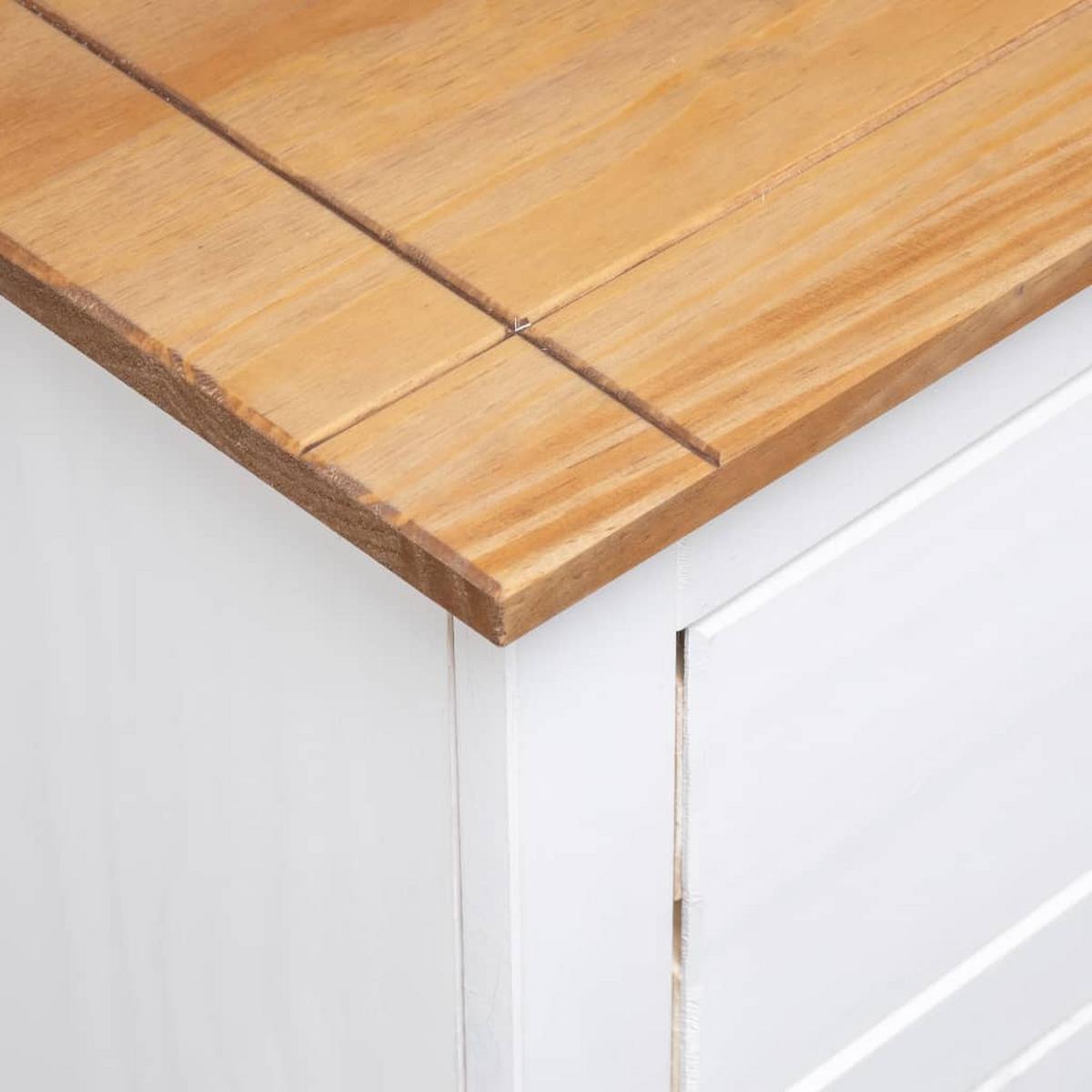 KOMMODE Torrez 80/40/93 cm - Weiß, Holzwerkstoff (80/93/40cm) - Nettlife
