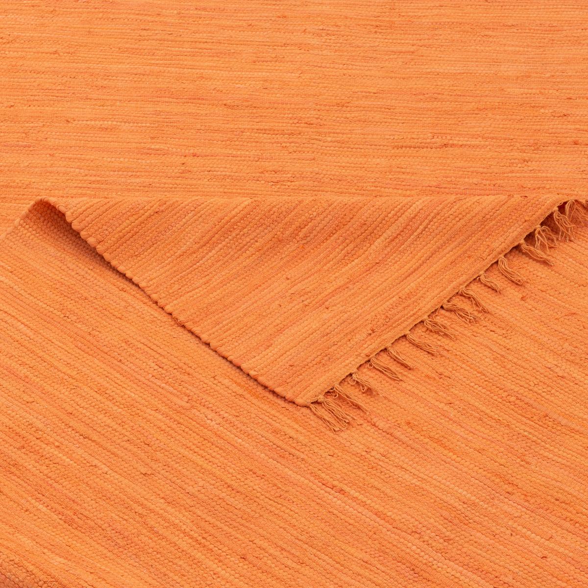 BAUMWOLLE NATUR TEPPICH LÄUFER JOLLY COTTON - Terracotta, Textil (90/160cm) - Pergamon