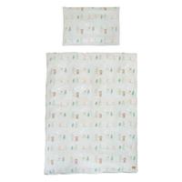 BABYBETTWÄSCHE Woodland Buddies - 100 x 135 cm - Grün, Textil (100/135cm) - Roba