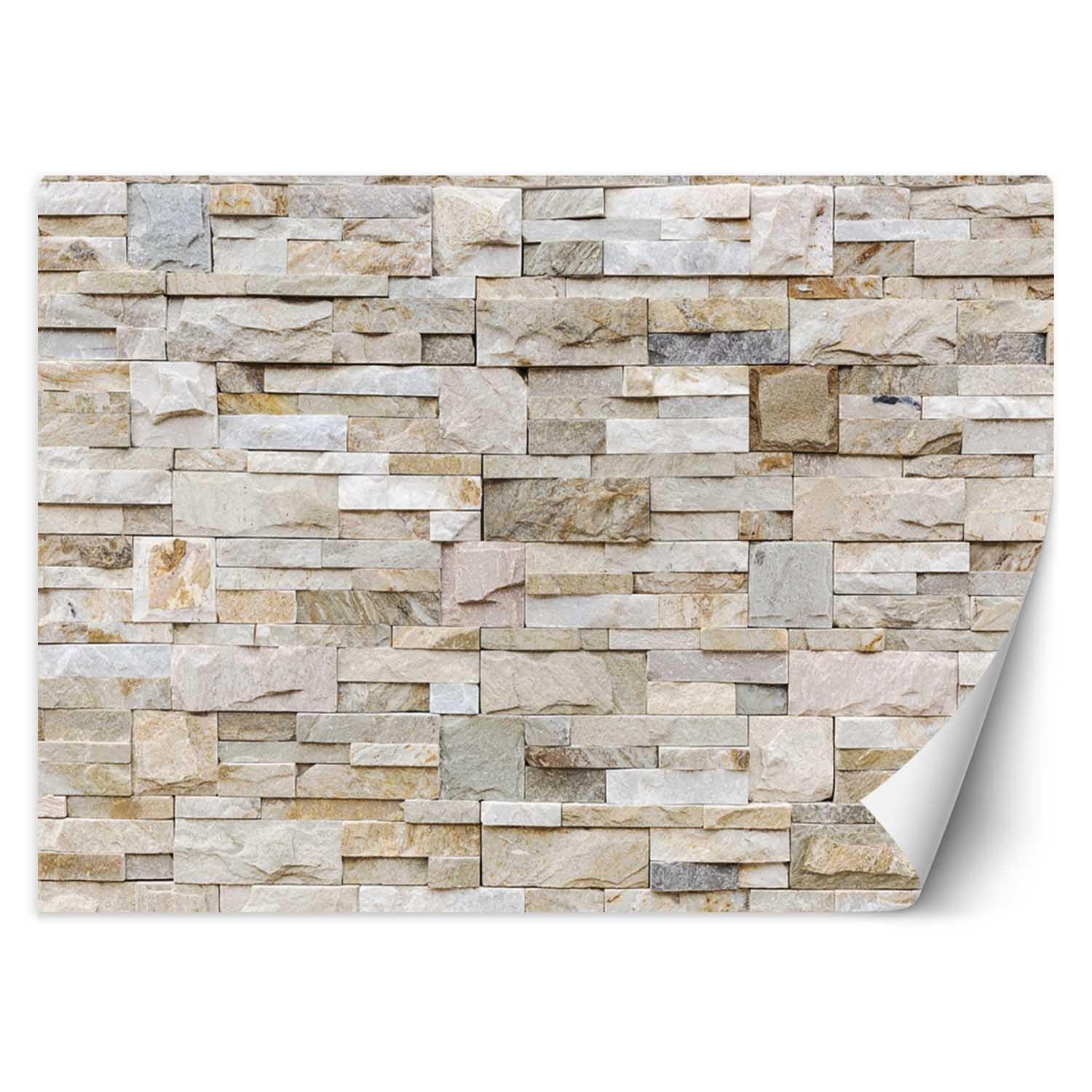 VLIESTAPETE Beige 100/70 cm - Beige, Textil (100/70cm) - KUNSTLOFT