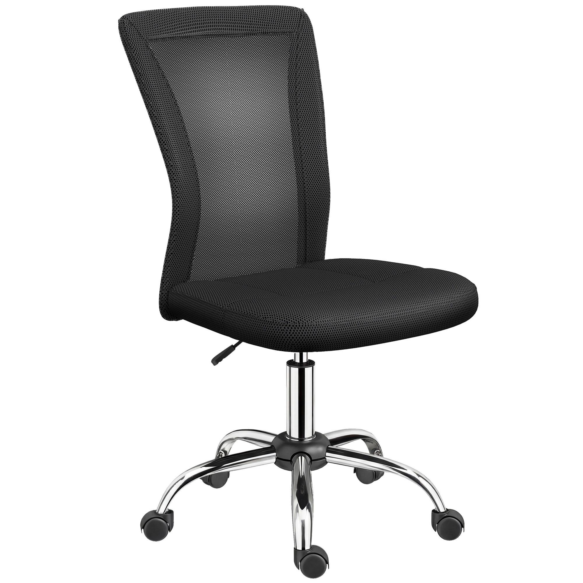 BÜROSTUHL, Ergonomisch, Schwarz - Schwarz, Metall (58/100/43cm) - Vinsetto
