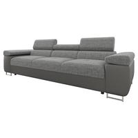 SOFA Torezio 3 - Greige, Holz/Textil (263/90/102cm) - MIRJAN24