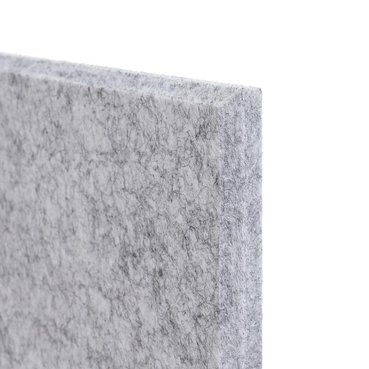AKUSTIKWANDPANEEL Hellgrau Komplett-Set - Hellgrau, Textil (30/60/1cm) - MCW