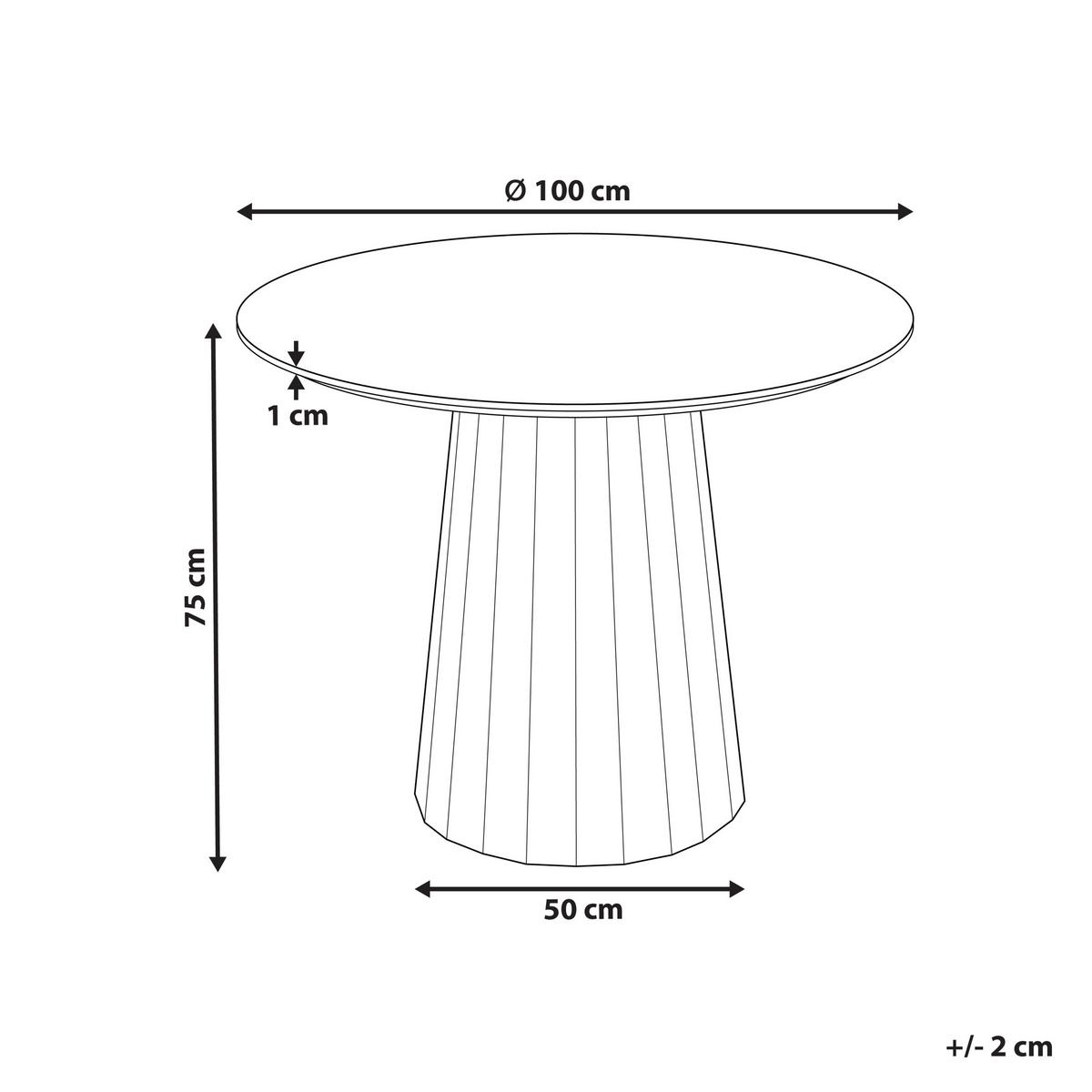 ESSTISCH Schwarz 100/100 cm Metall Plato - Schwarz, Metall (100/100/75cm) - Beliani